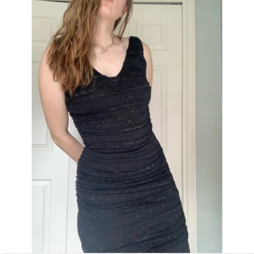 Express Ruched Bodycon Dress